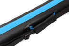 Baize Master Stripe oval quad 2-piece cue case