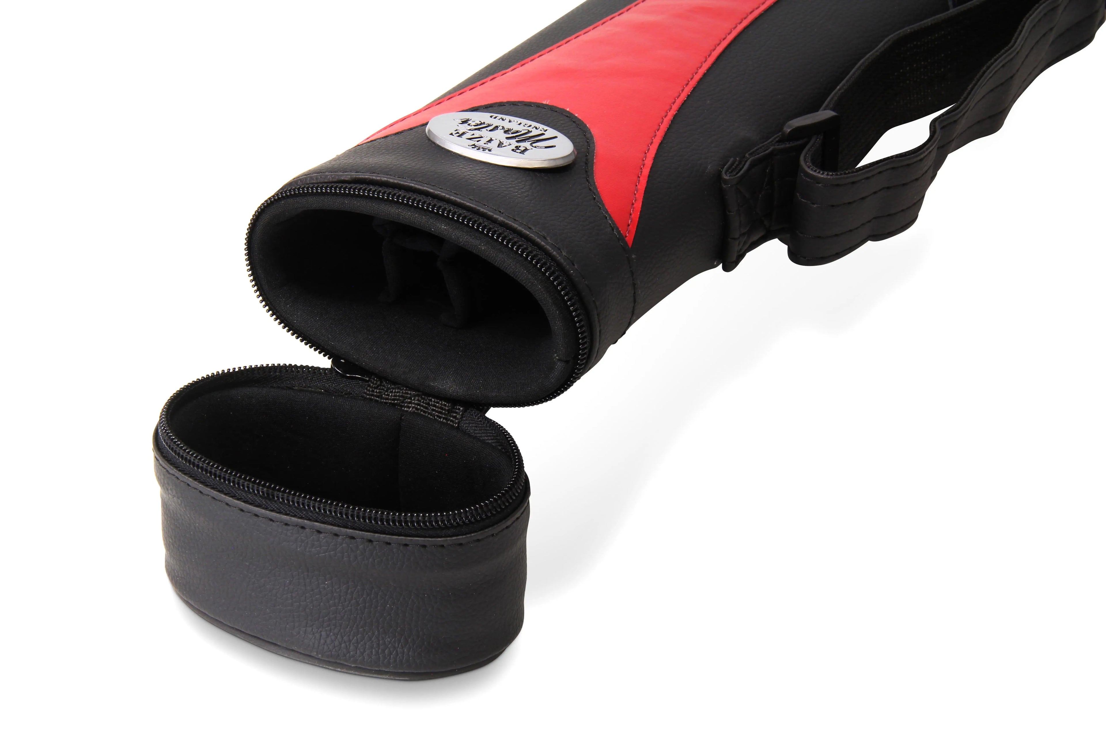 Baize Master Stripe oval quad 2-piece cue case