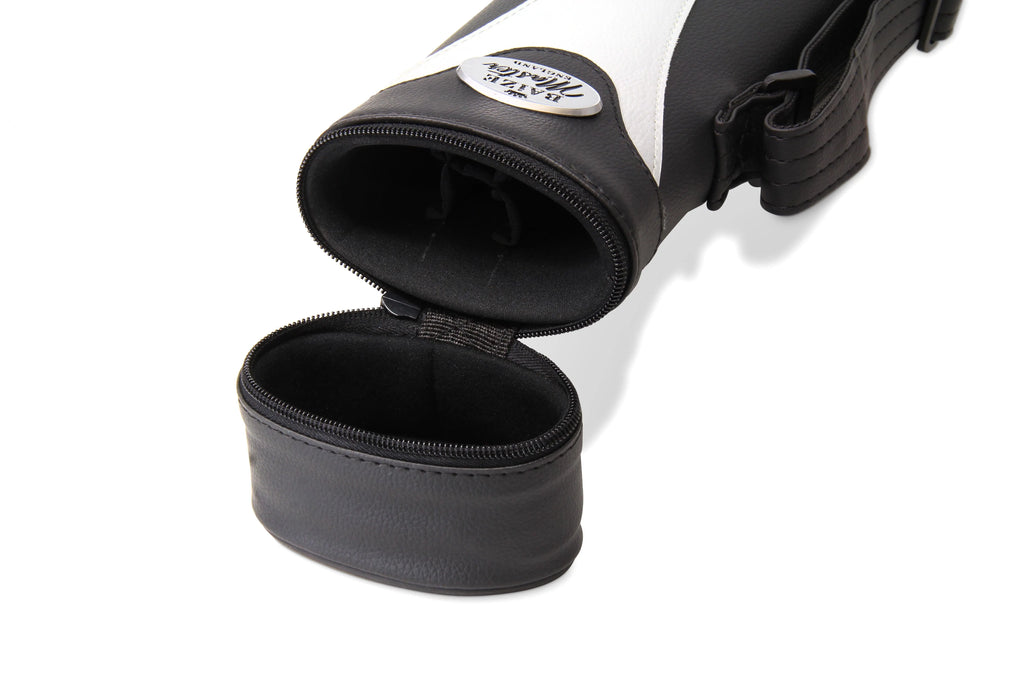 Baize Master Stripe oval quad 2-piece cue case