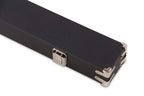PRO147 Black 3/4 Luxury Foam Lined Snooker Pool Cue Case with Reinforced Corners