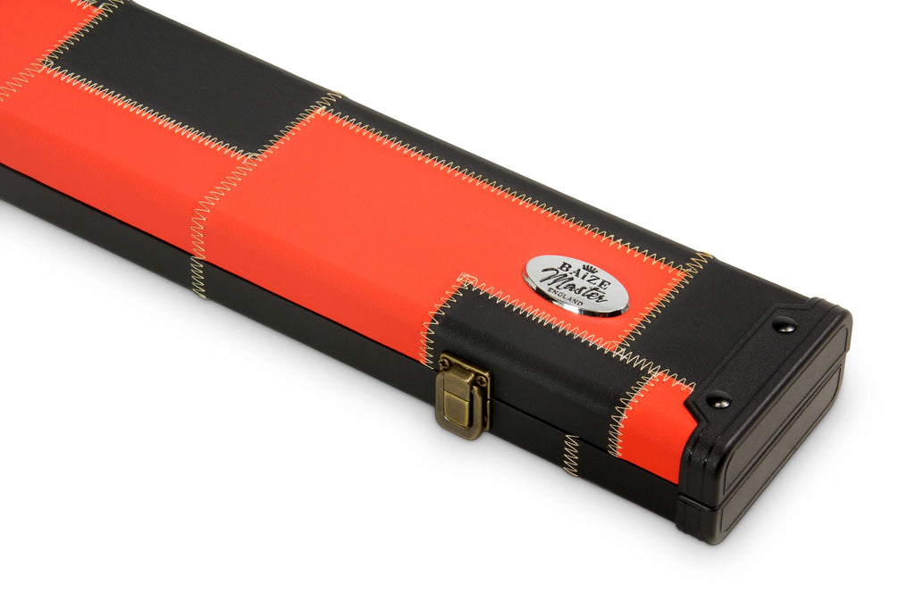 Baize Master wide 1-piece patch cue case - 3 cues Cue + Case