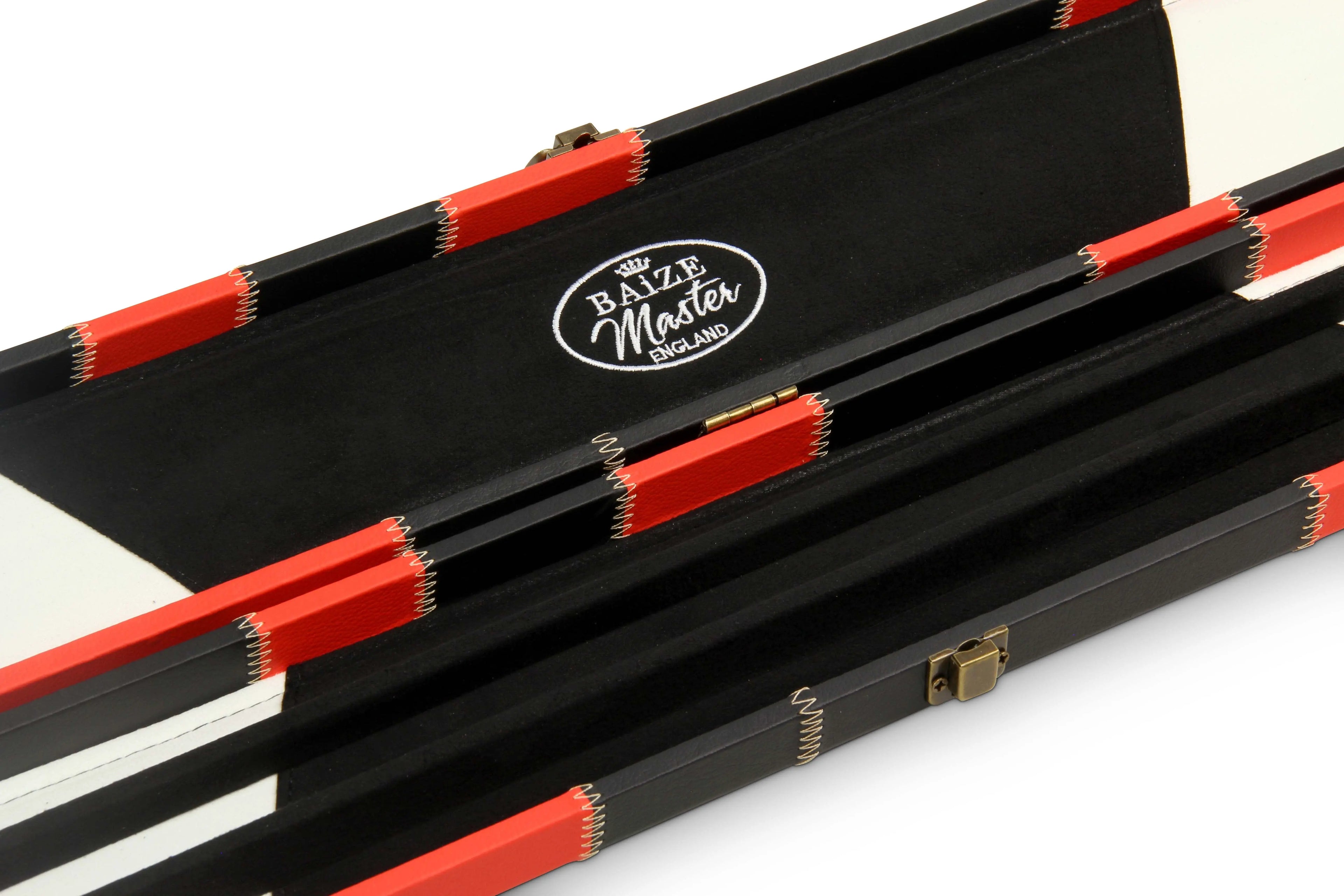 Baize Master wide 1-piece patch cue case - 3 cues Cue + Case