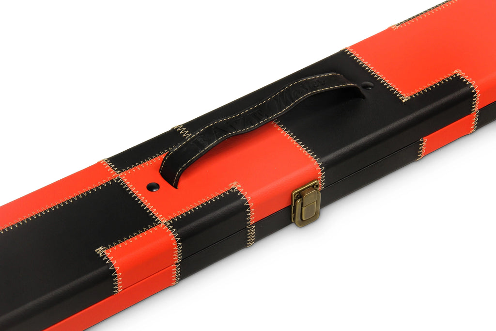 Baize Master wide 1-piece patch cue case - 3 cues Cue + Case