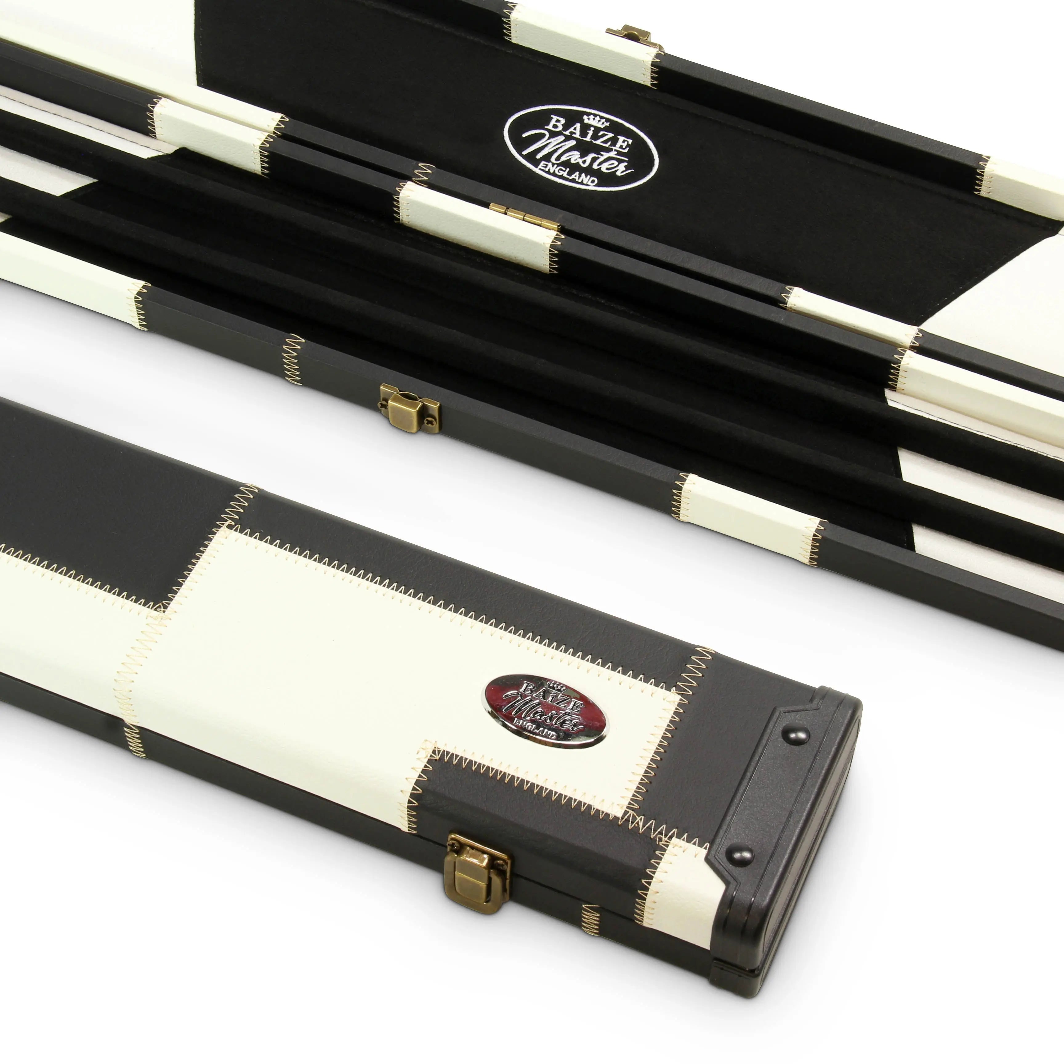 Baize Master wide 1-piece patch cue case - 3 cues Cue + Case