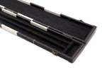 Deluxe chequered 2-piece cue case - 3 slot