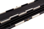 Deluxe chequered 2-piece cue case - 3 slot