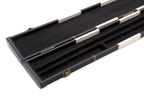 Deluxe chequered 2-piece cue case - 3 slot