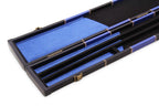 Deluxe chequered 2-piece cue case - 3 slot