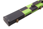 Deluxe chequered 2-piece cue case - 3 slot