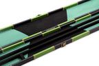 Deluxe chequered 2-piece cue case - 3 slot