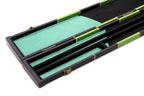 Deluxe chequered 2-piece cue case - 3 slot