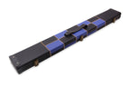 Deluxe chequered 2-piece cue case - 3 slot