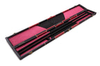 Deluxe chequered 2-piece cue case - 3 slot