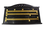Black plastic 4-player snooker scoreboard