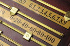 Mahogany 4-player snooker scoreboard