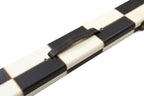 Deluxe wide chequered 1-piece cue case - 3 cues