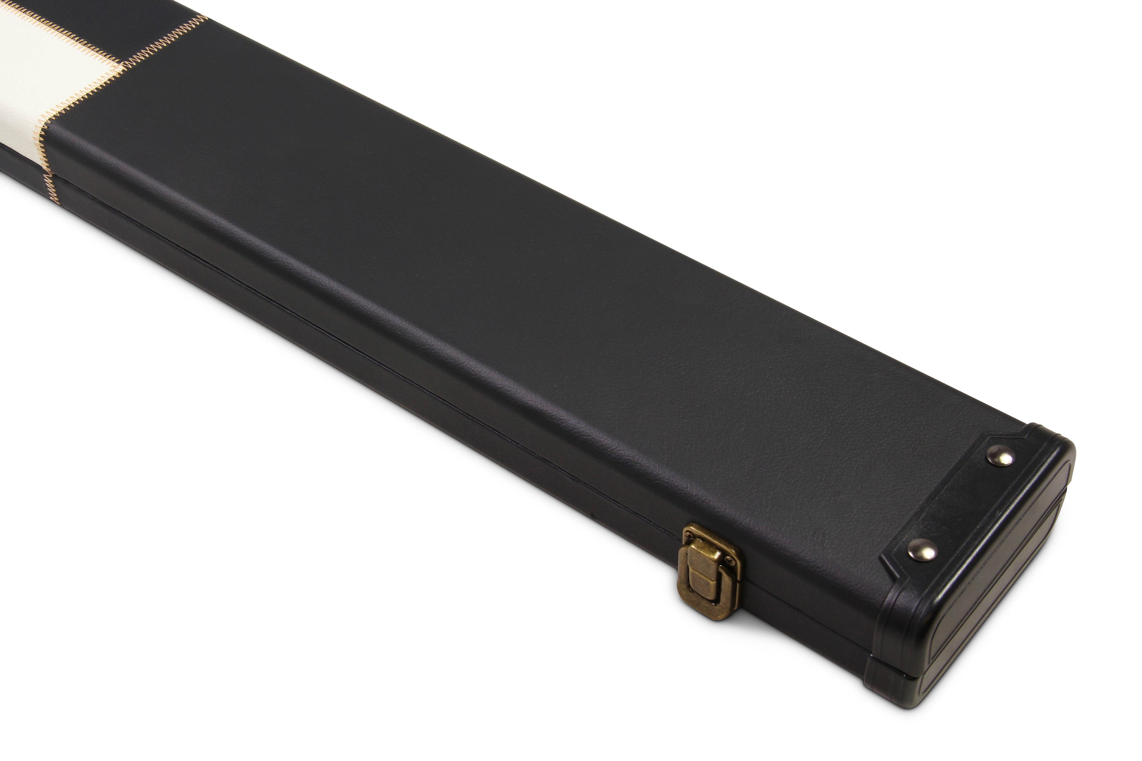 Deluxe wide chequered 1-piece cue case - 3 cues