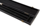Deluxe wide chequered 1-piece cue case - 3 cues