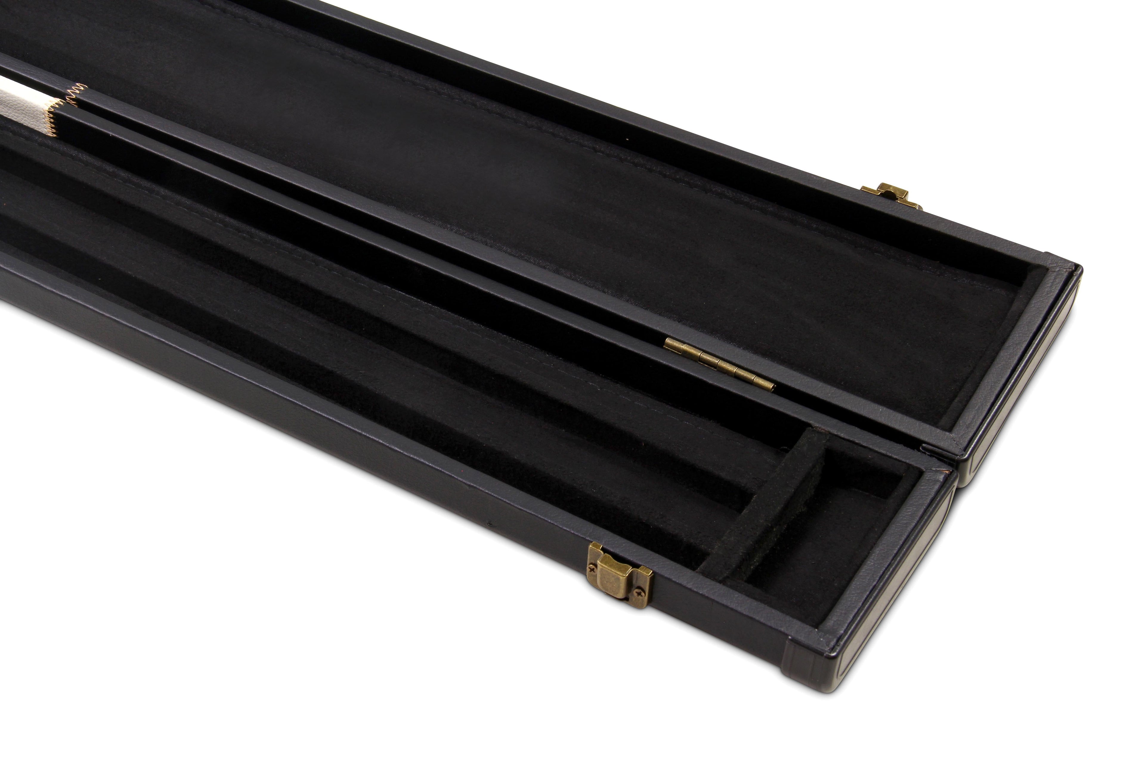 Deluxe wide chequered 1-piece cue case - 3 cues