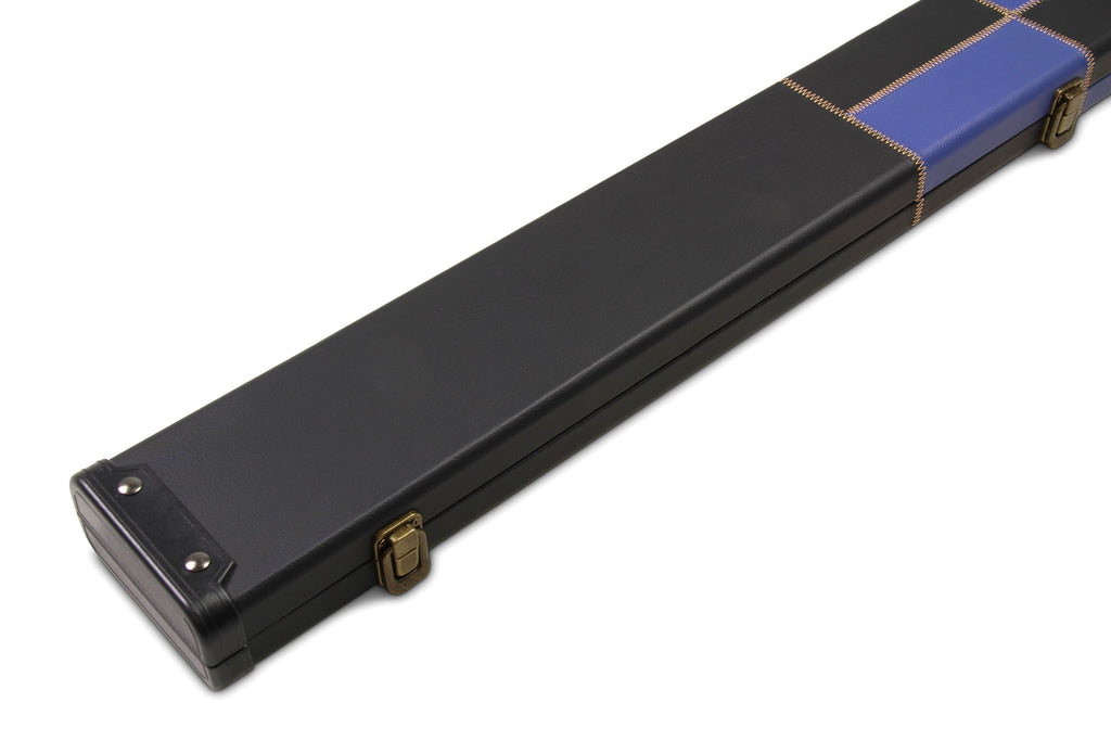 Deluxe wide chequered 1-piece cue case - 3 cues