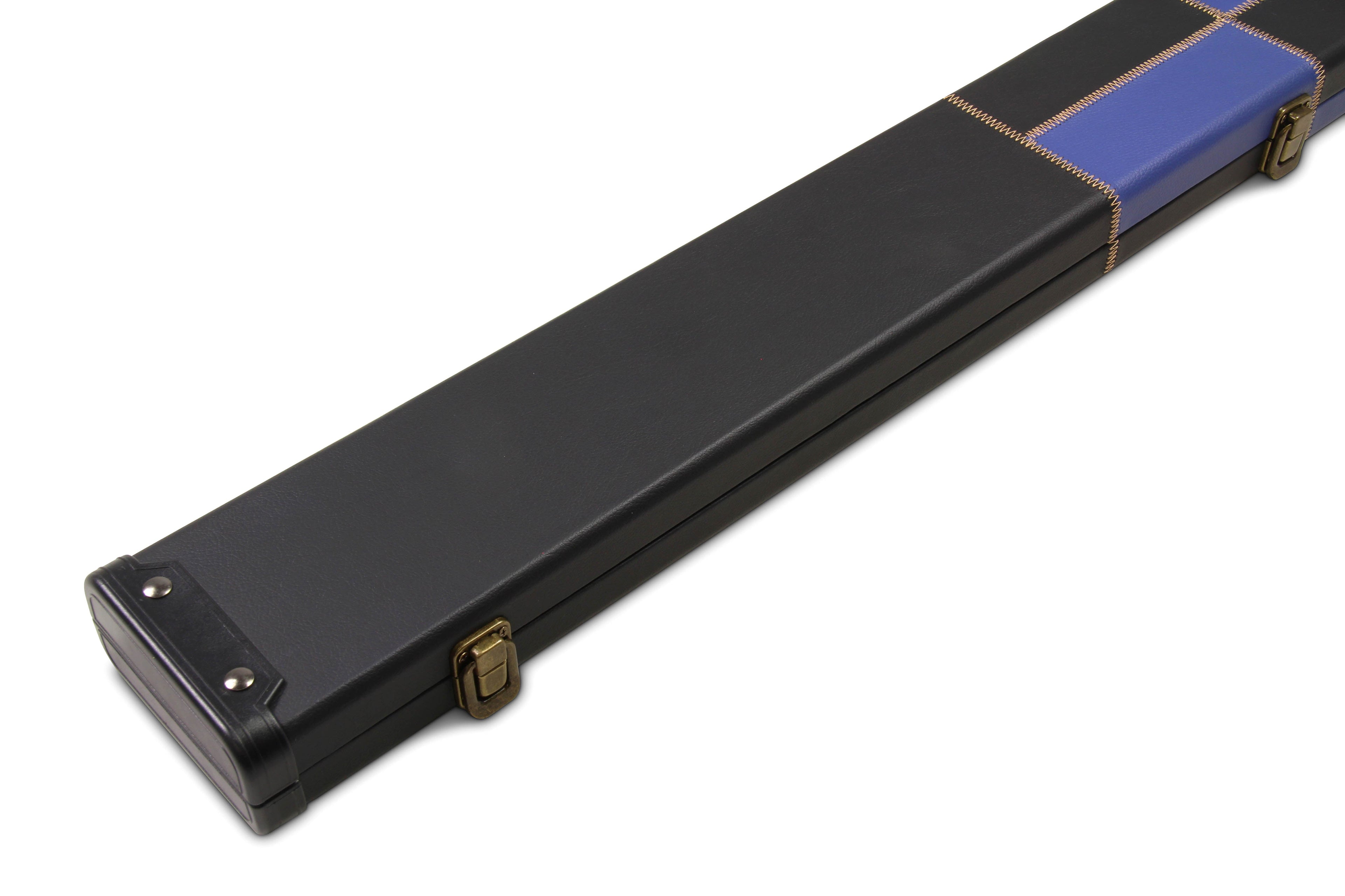 Deluxe wide chequered 1-piece cue case - 3 cues