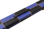 Deluxe wide chequered 1-piece cue case - 3 cues