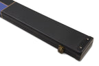 Deluxe wide chequered 1-piece cue case - 3 cues