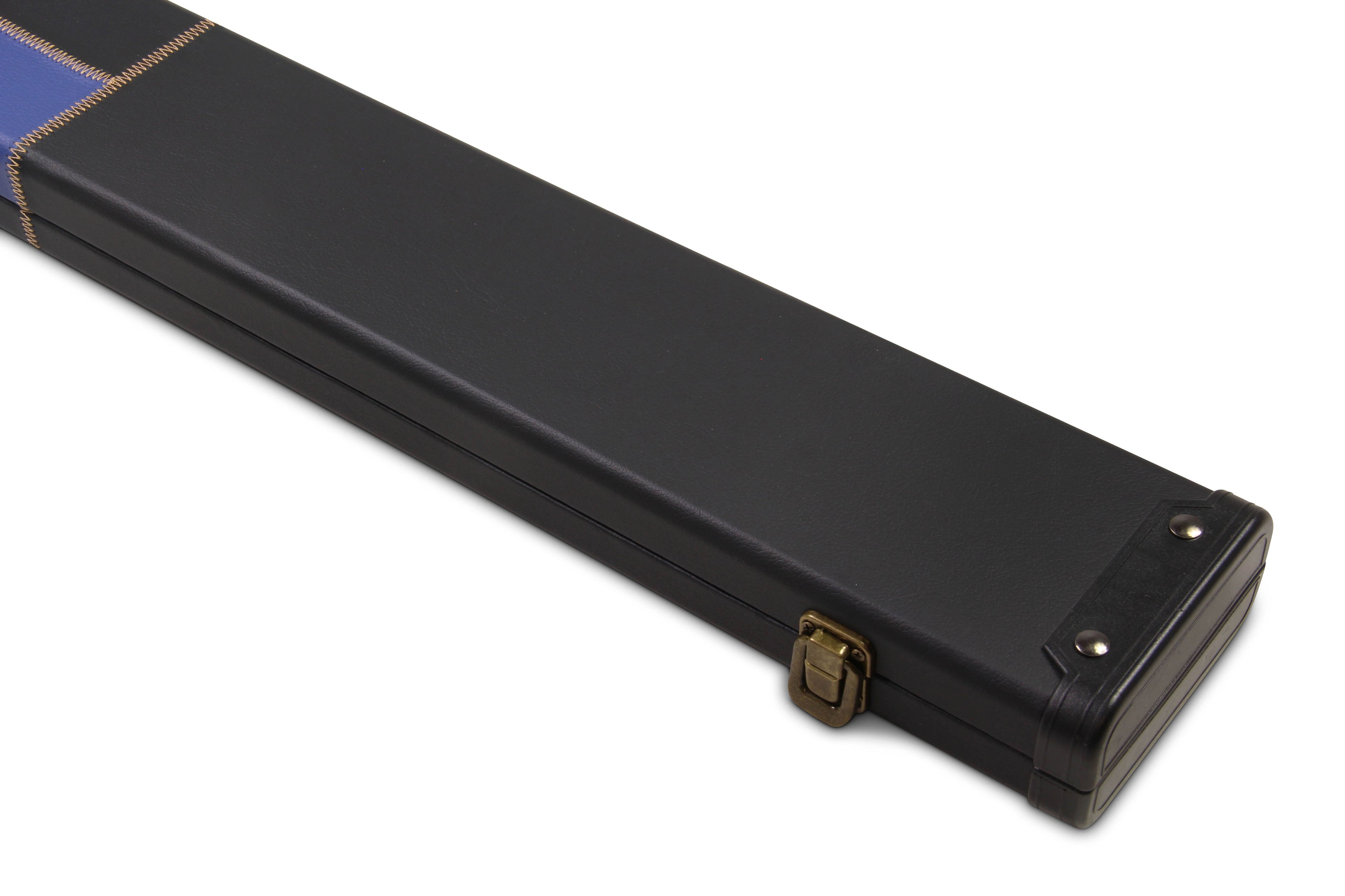 Deluxe wide chequered 1-piece cue case - 3 cues