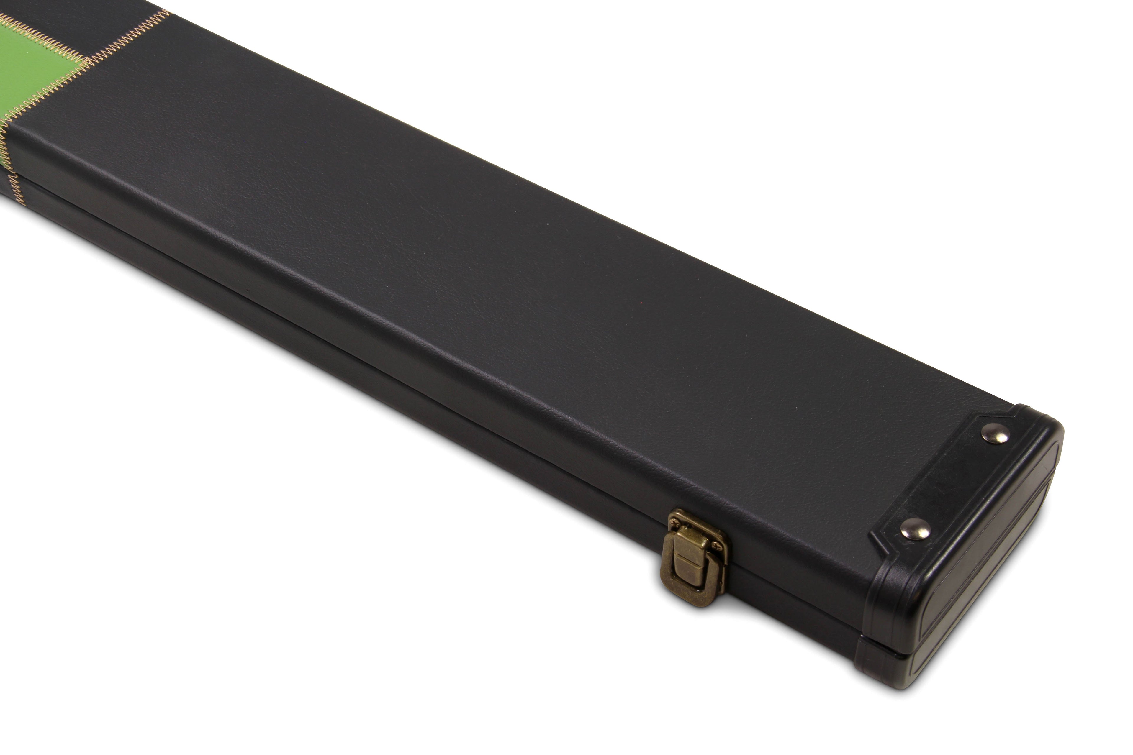 Deluxe wide chequered 1-piece cue case - 3 cues