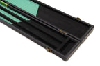 Deluxe wide chequered 1-piece cue case - 3 cues