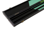 Deluxe wide chequered 1-piece cue case - 3 cues