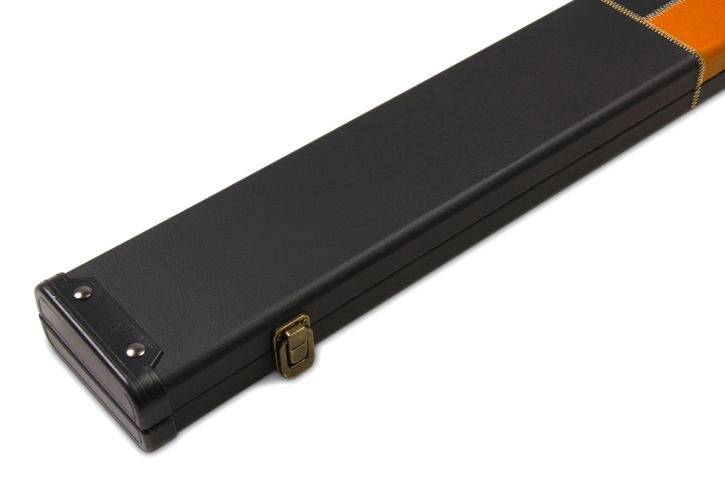 Deluxe wide chequered 1-piece cue case - 3 cues