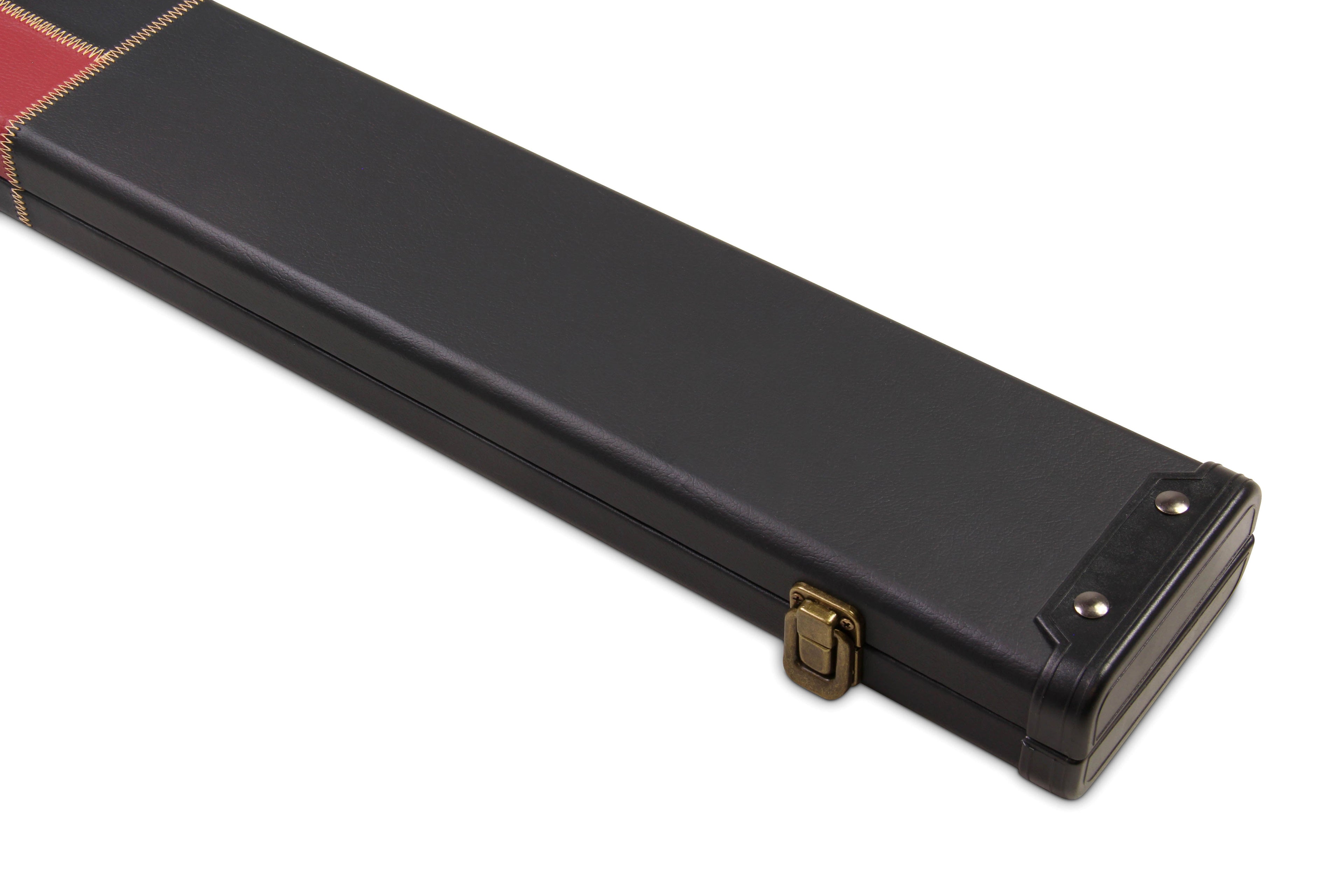 Deluxe wide chequered 1-piece cue case - 3 cues