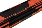 Deluxe wide chequered 1-piece cue case - 3 cues