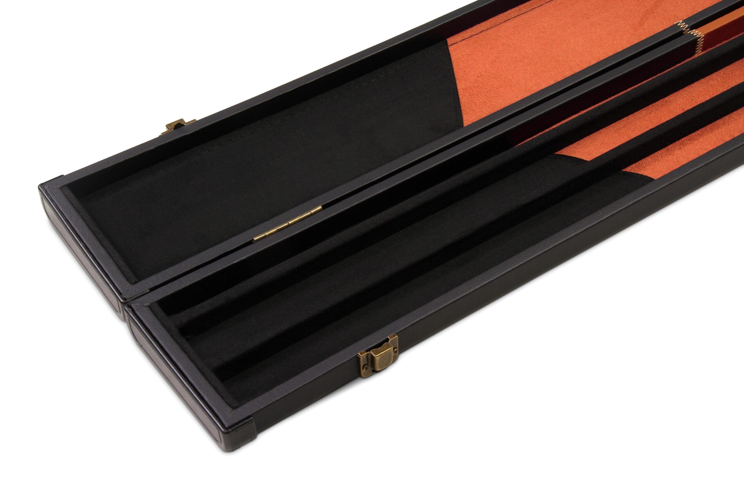 Deluxe wide chequered 1-piece cue case - 3 cues