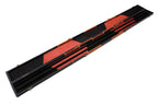 Deluxe wide chequered 1-piece cue case - 3 cues