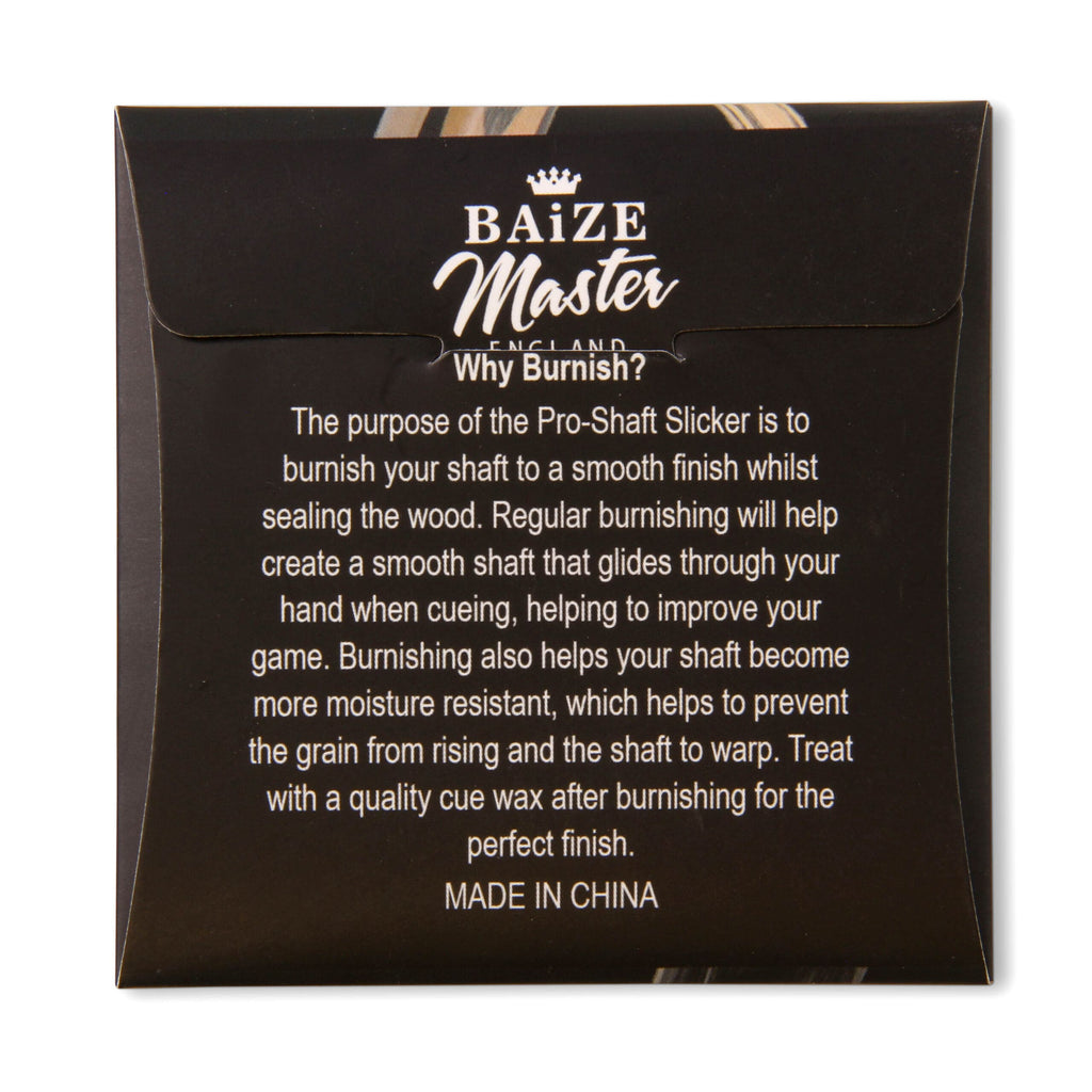 Baize Master Pro-Shaft Slicker cue burnishing pad