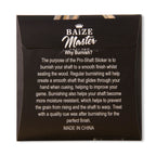 Baize Master Pro-Shaft Slicker cue burnishing pad
