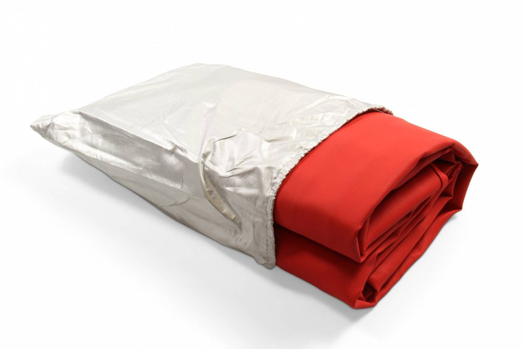 Baize Master 7ft red pool table cover