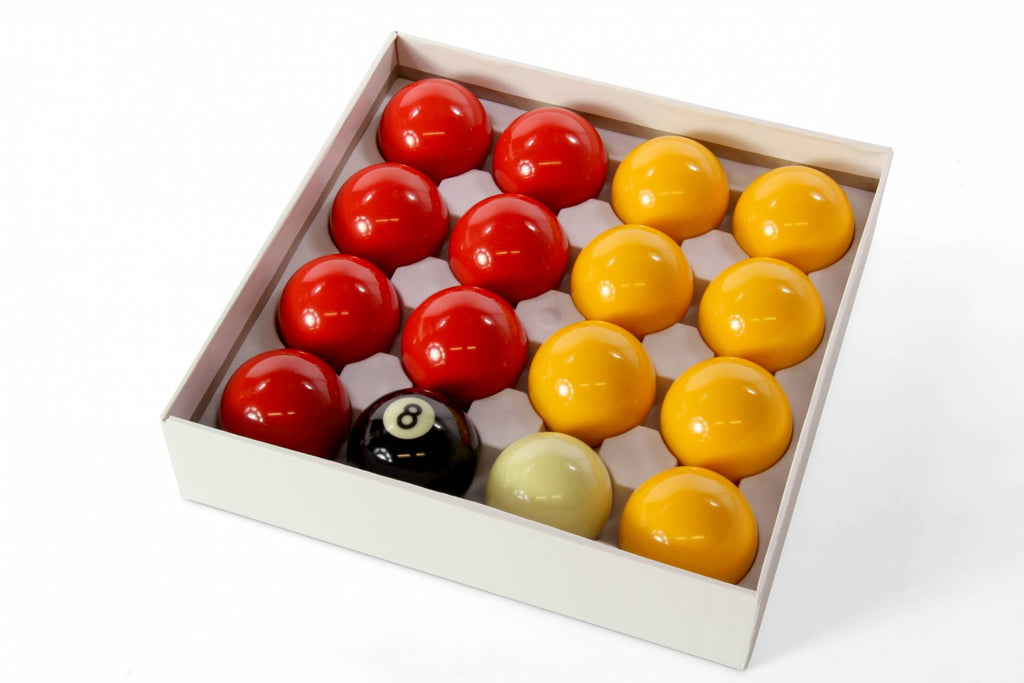 Jonny 8 Ball 50.8mm red and yellow pool balls
