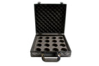 Baize Master black aluminium 16-ball pool ball case