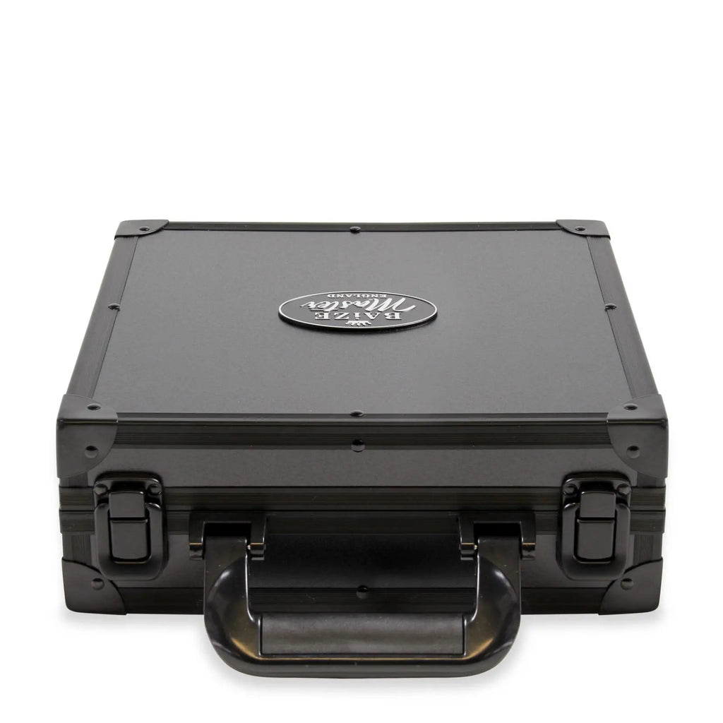 Baize Master black aluminium 16-ball pool ball case