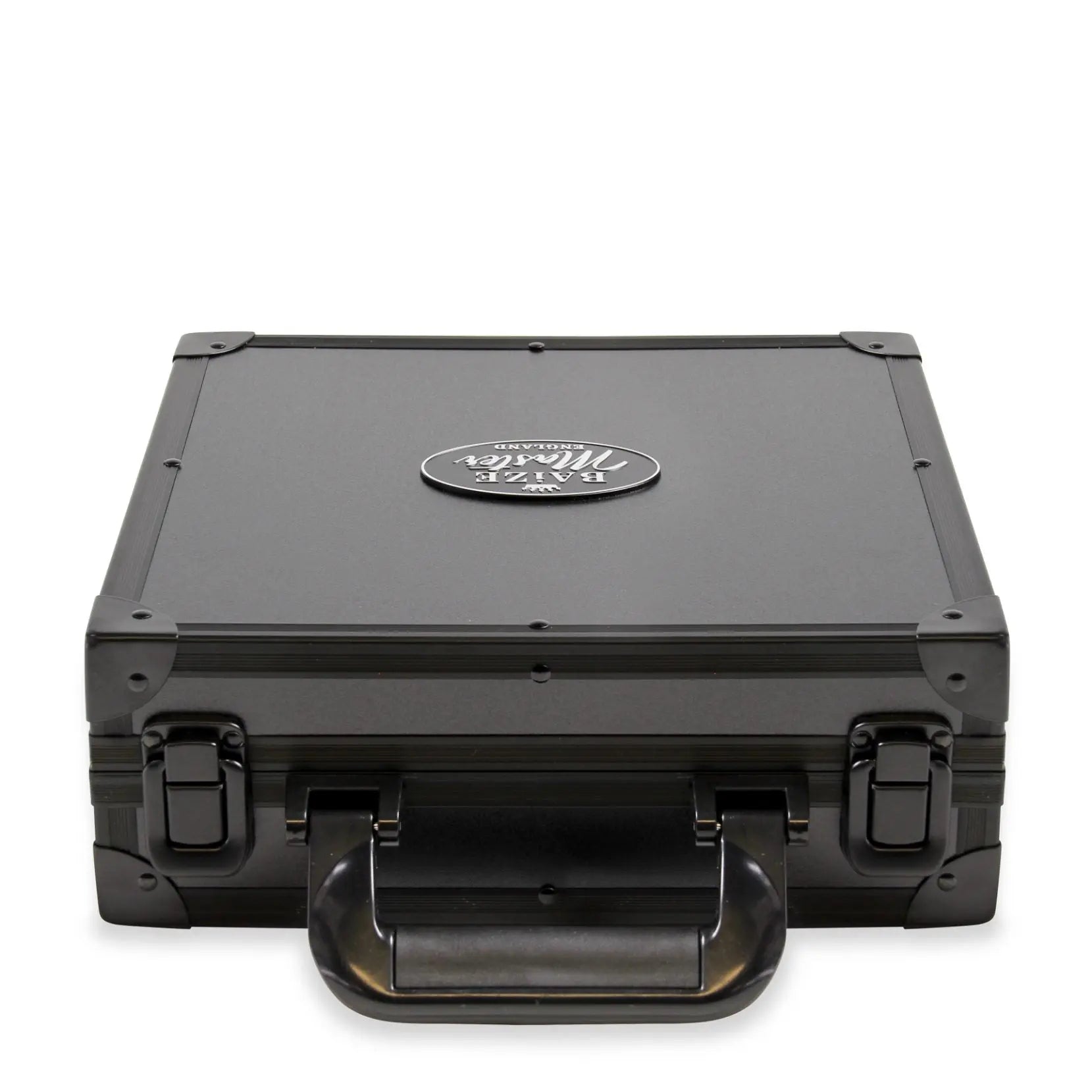 Baize Master black aluminium 16-ball pool ball case