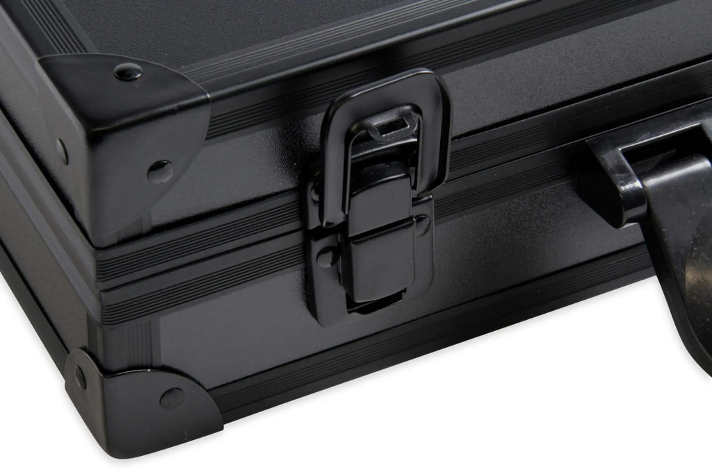 Baize Master black aluminium 16-ball pool ball case