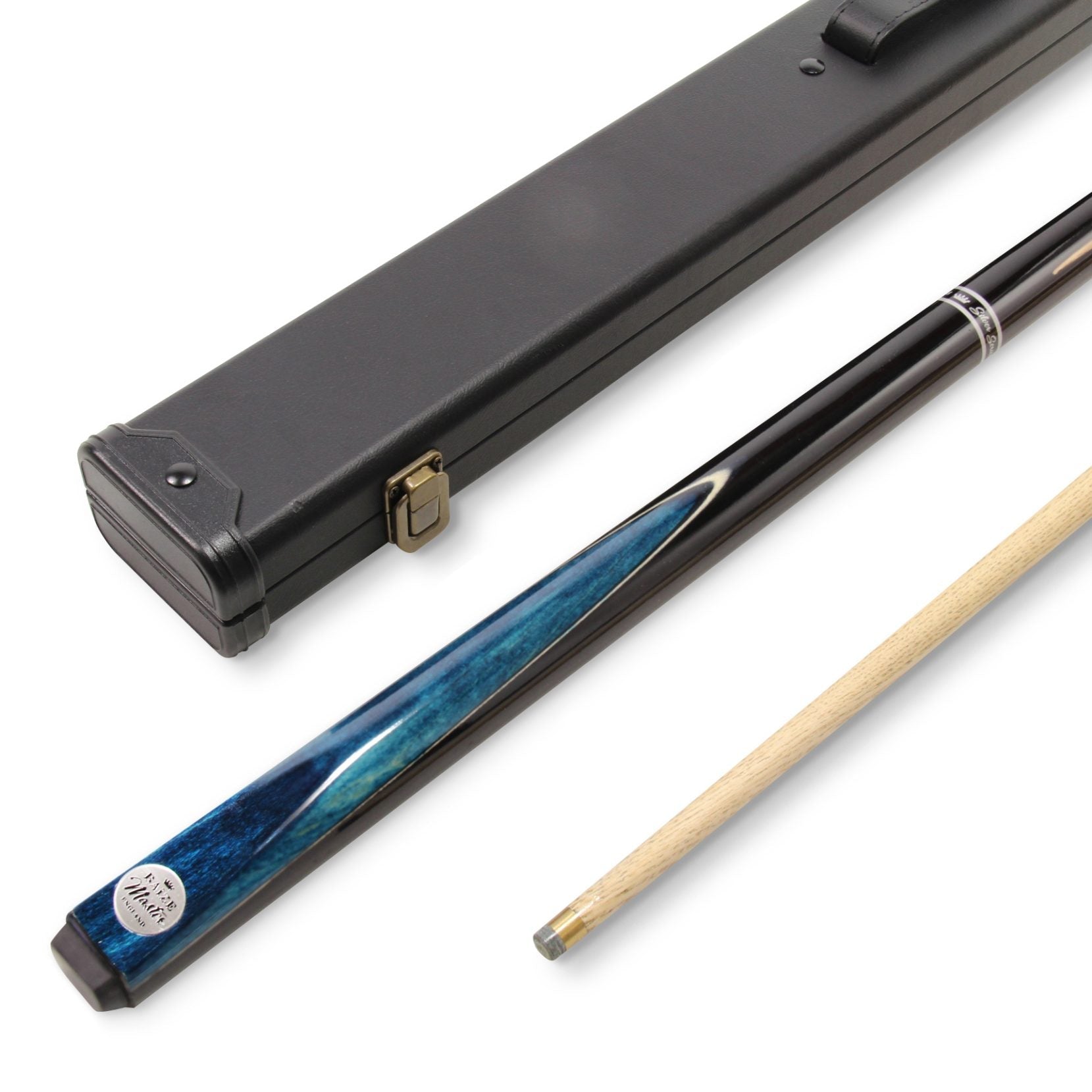 Baize Master Silver Series Conquest 52-inch blue cue set