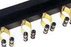 Funky Chalk 4-way wall-mounted cue rack