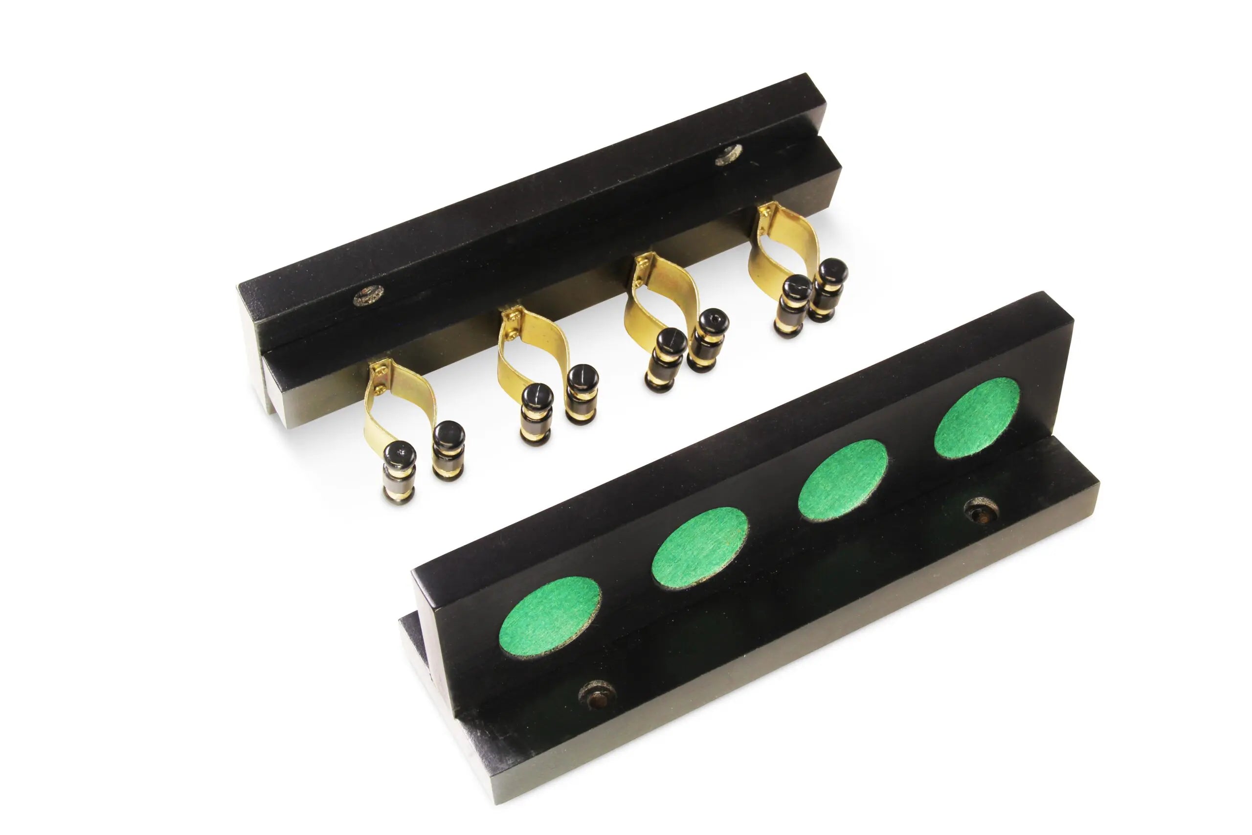 Funky Chalk 4-way wall-mounted cue rack