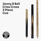 Jonny 8 Ball adjustable 57-inch 3-piece cue