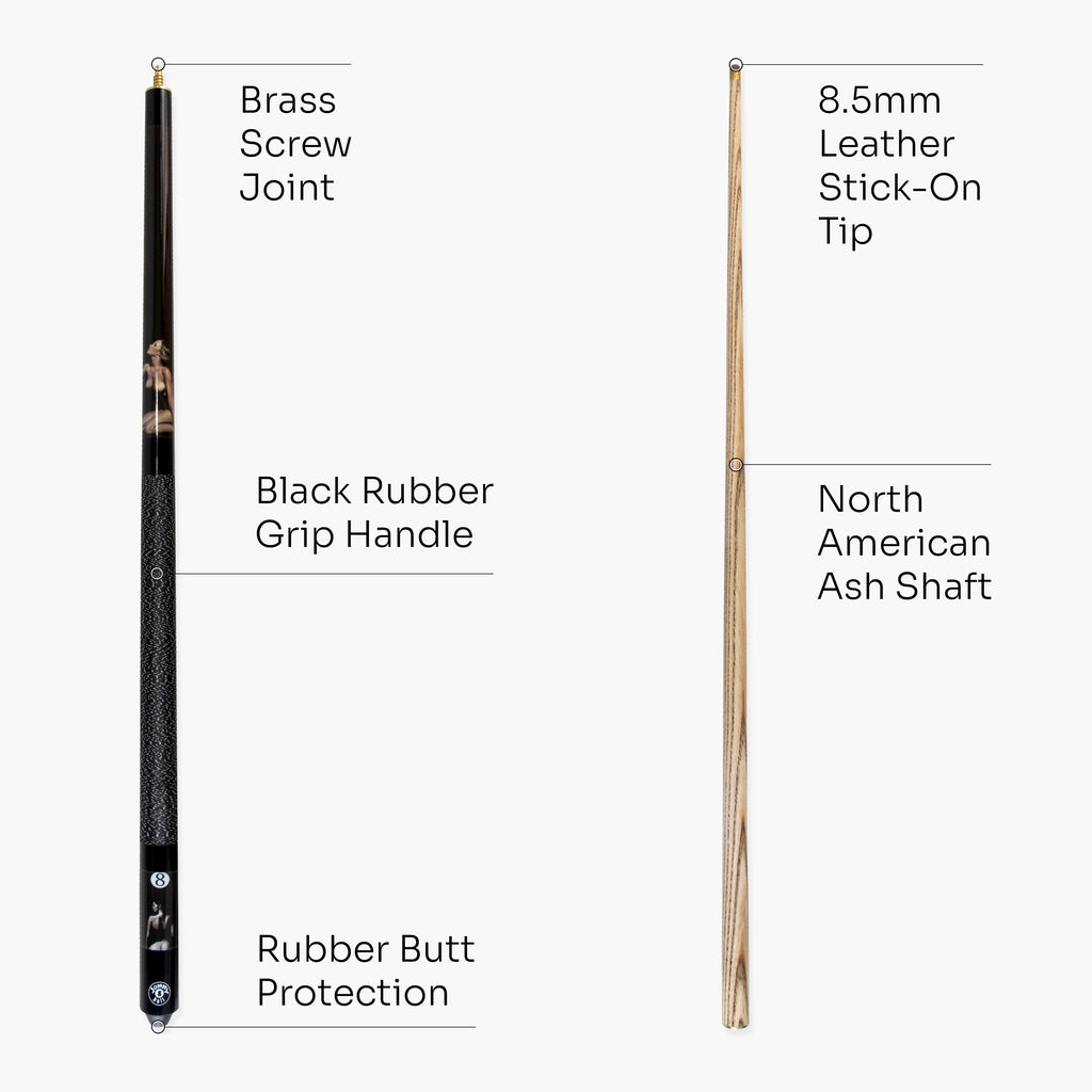 Jonny 8 Ball Risque 57-inch 2-piece cue