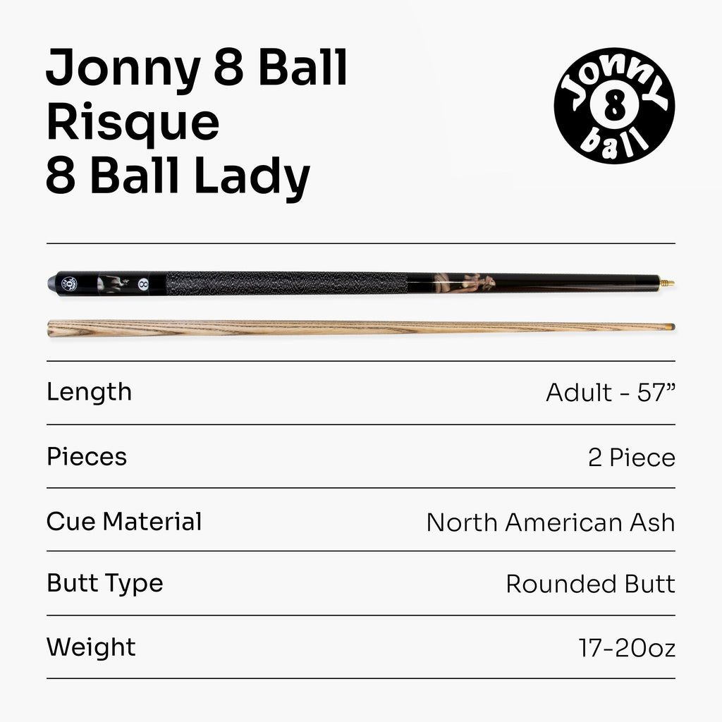 Jonny 8 Ball Risque 57-inch 2-piece cue
